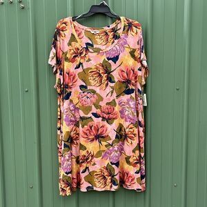 Women's Soft Stretch Swing Knit Dress, Size 4X